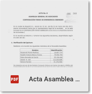 Acta Asamblea